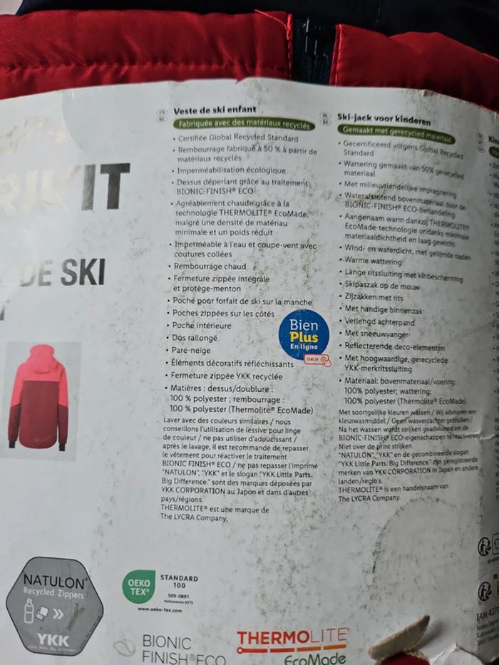 Veste de ski fille 10/12 ans Neuf - photo numéro 6
