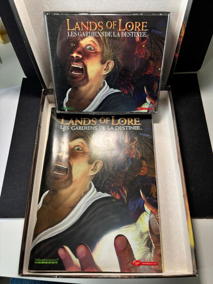 Jeux pc vintage CD Big box carton lands of lore les gardiens de la destinée, complet - photo numéro 3