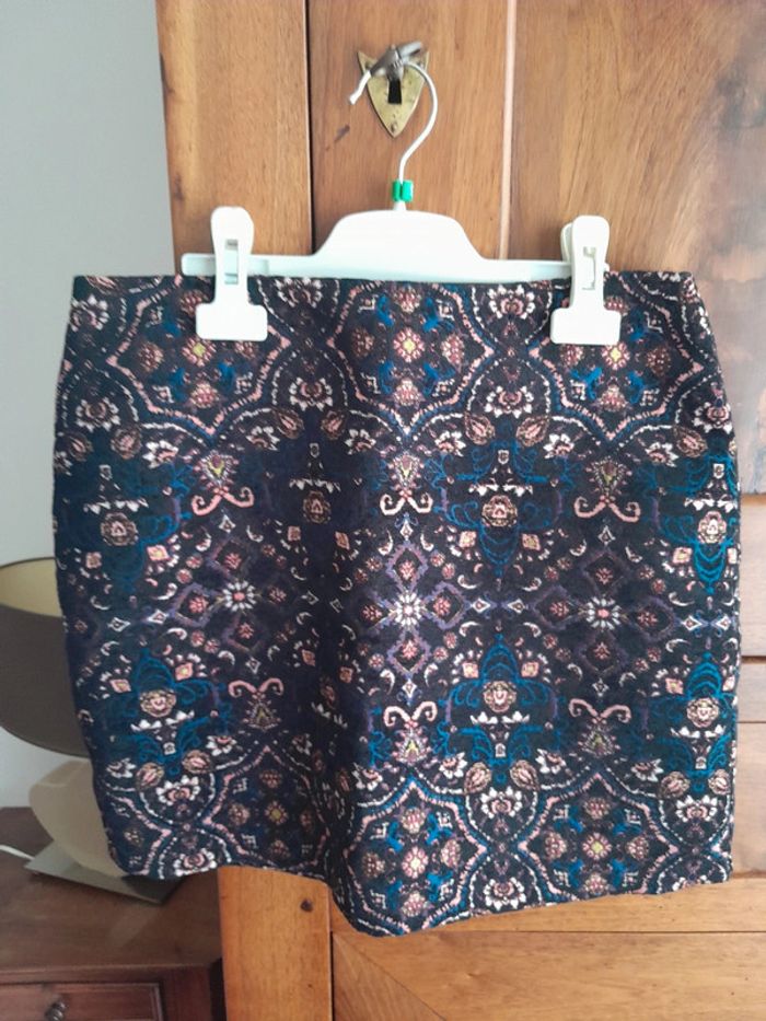 Muni jupe multicolore