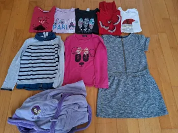 Lot 8 ans fille automne hiver