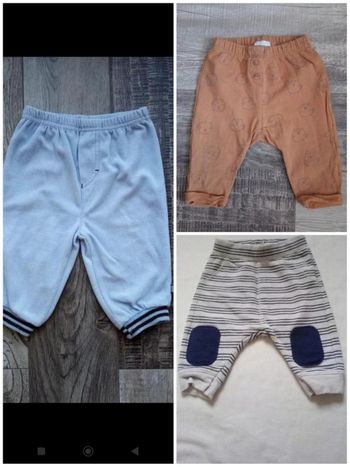 lot pantalon jogging garçon taille 3/6 mois