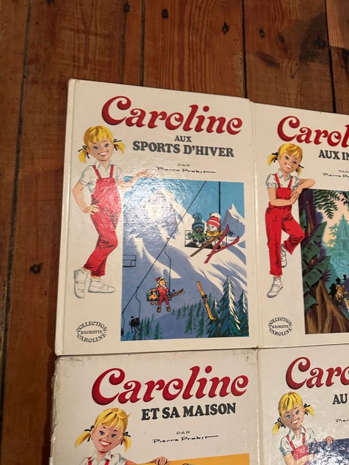 État satisfaisant - Lot de 4 livres Caroline grands albums Hachette blancs Pierre Probst - photo numéro 4