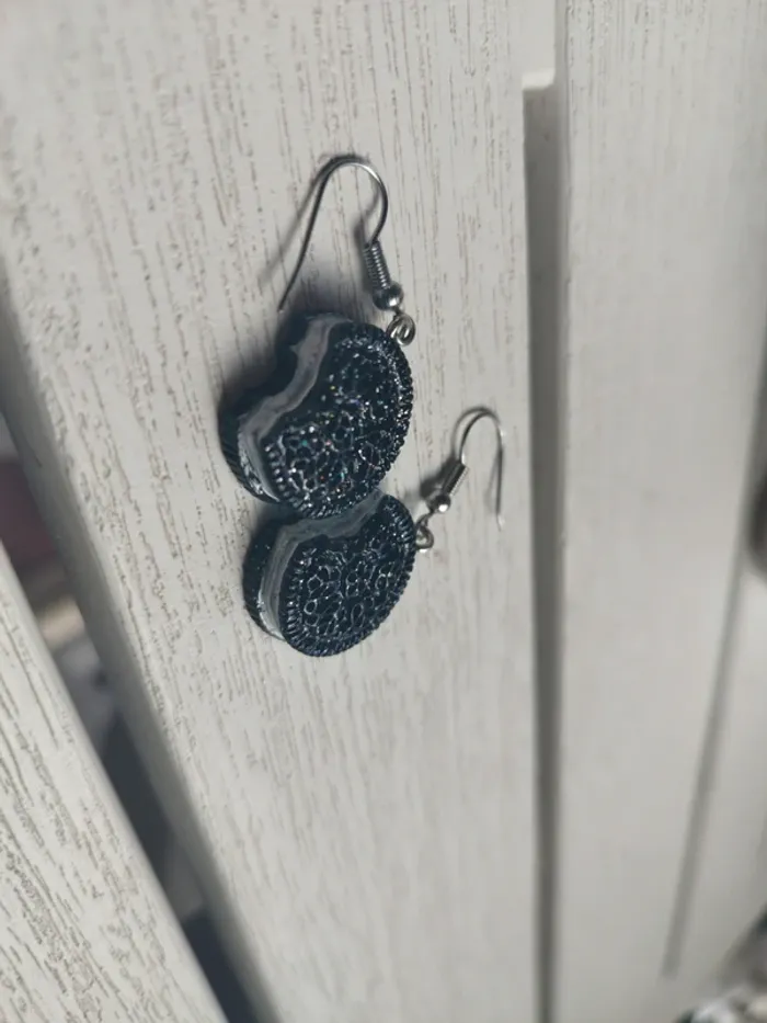 Boucle d'oreille Oreo - photo numéro 4
