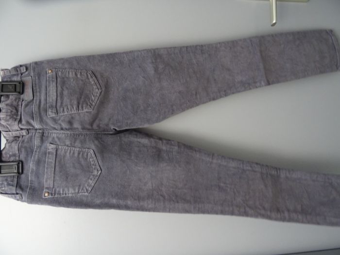 Pantalon velours gris - 9 ans - photo numéro 3