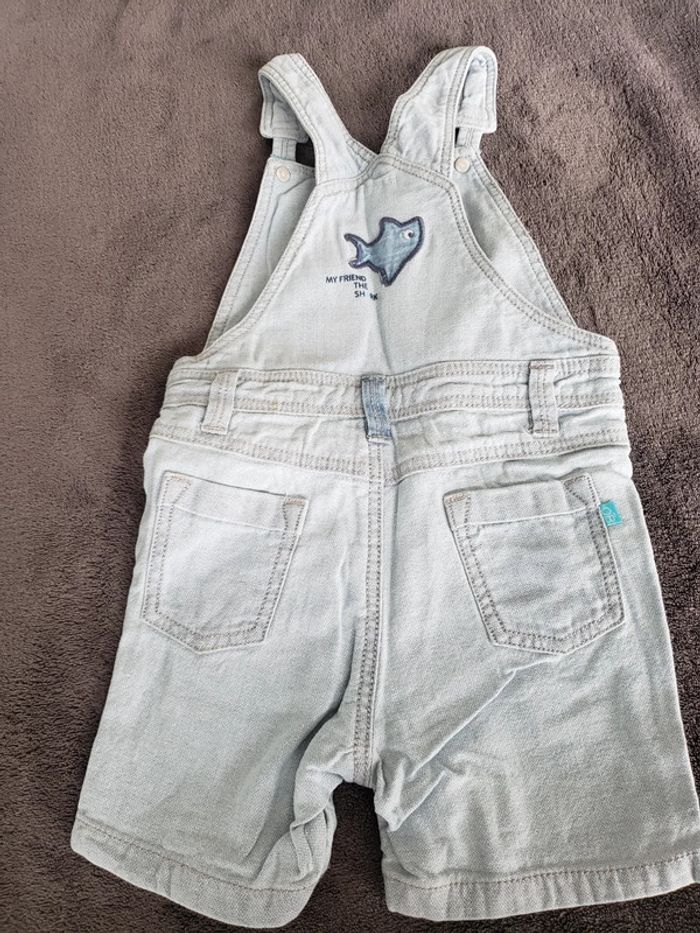 Salopette jeans bleu clair - photo numéro 3