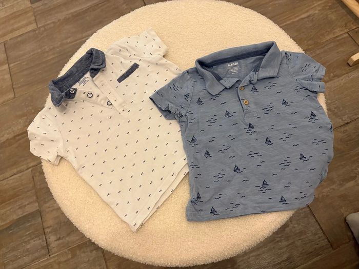 Lot de 2 polos manches courtes