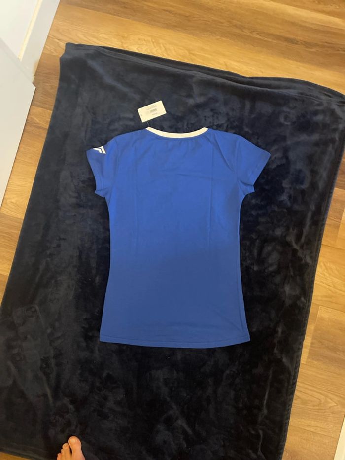 Tecnifibre - T shirt Cotton Tee Royal taille M - photo numéro 3