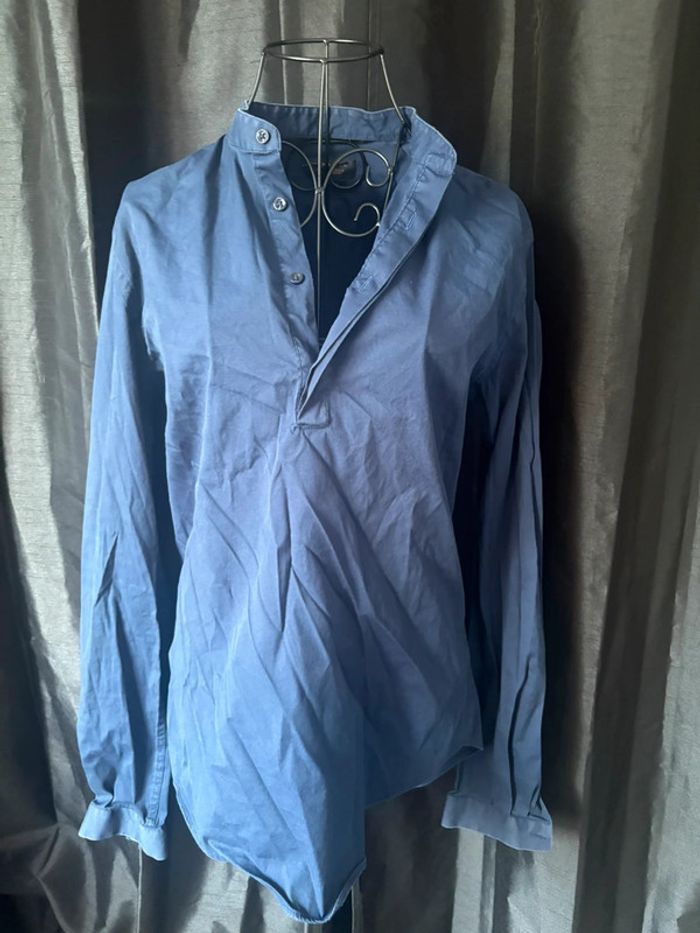 Chemise Zara Man Slim Fit - Taille M - Bleu marine
