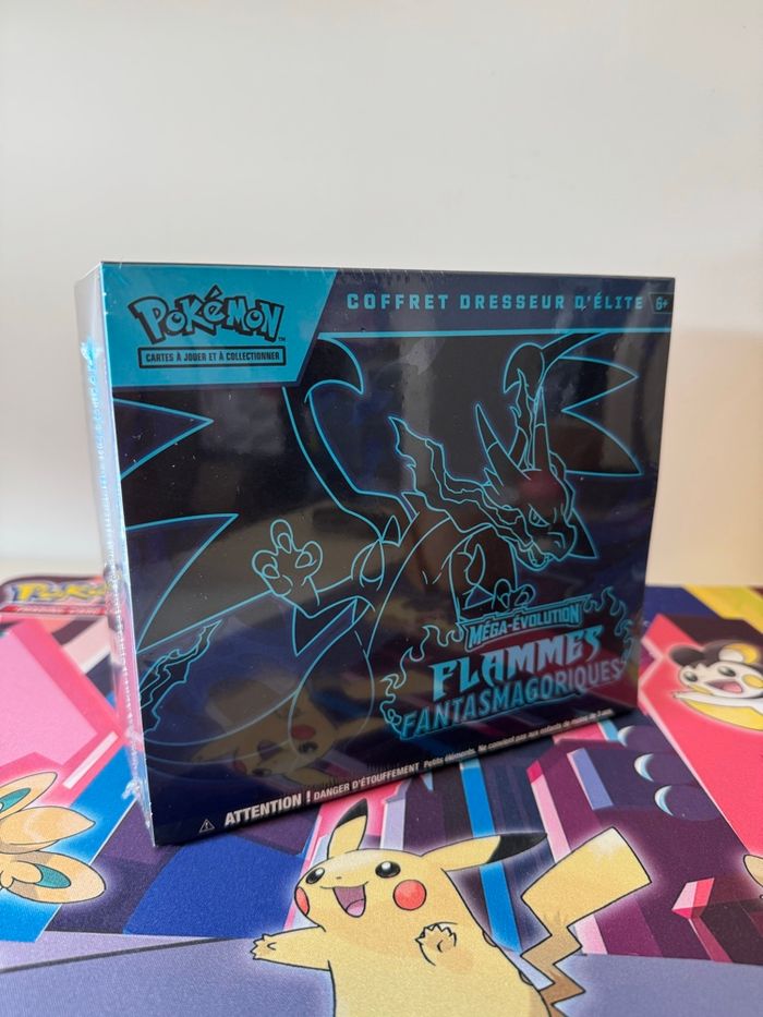 Pokémon etb flammes fantasmagoriques me02 - photo numéro 4