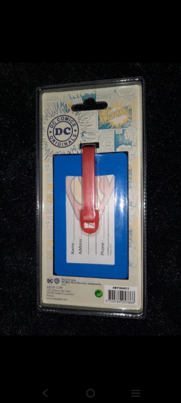 Étiquette superman pour  sac - photo numéro 2