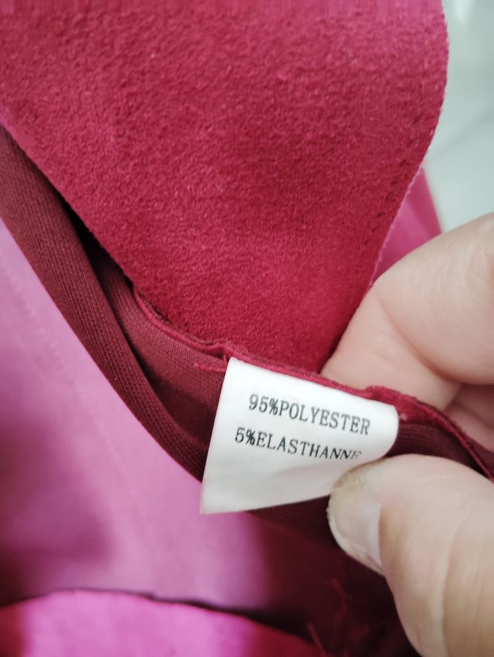 Veste blazer femme bordeaux lo - photo numéro 7