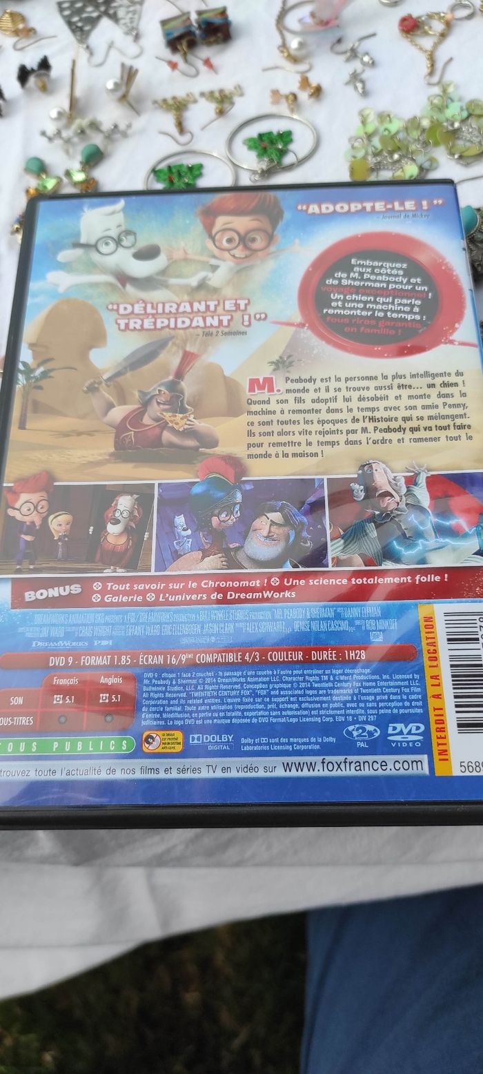 DVD enfant M Peabody et Sherman, les voyages dans le temps - photo numéro 2