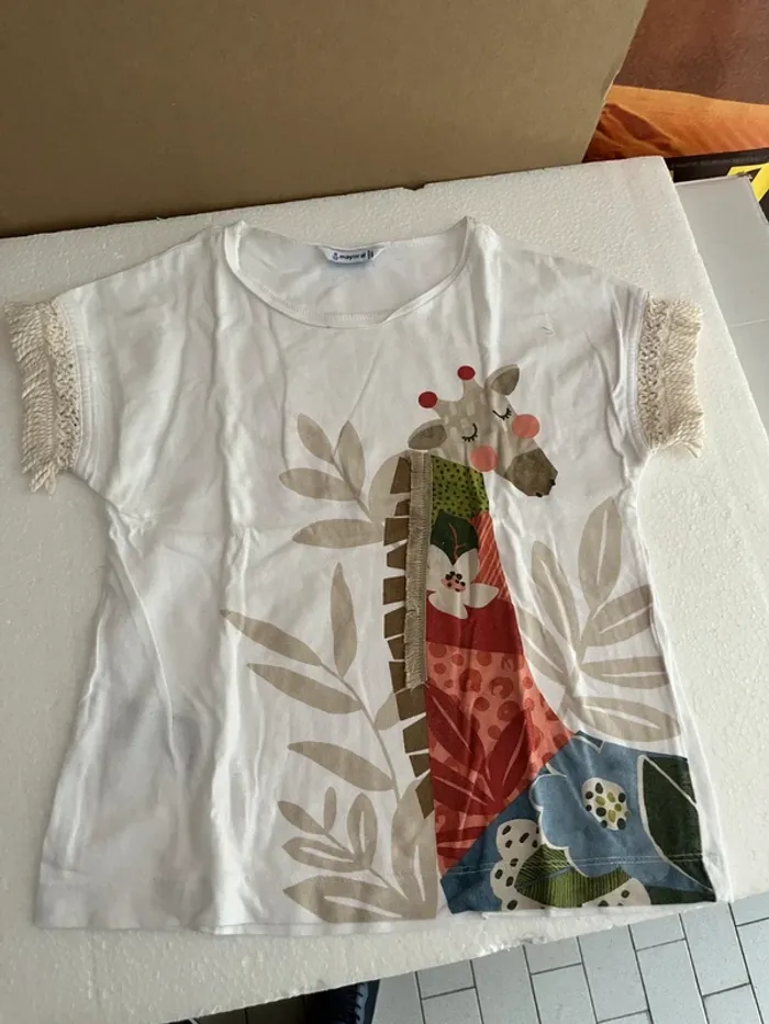 Maglia bianca Mayoral 8 anni 128 cm