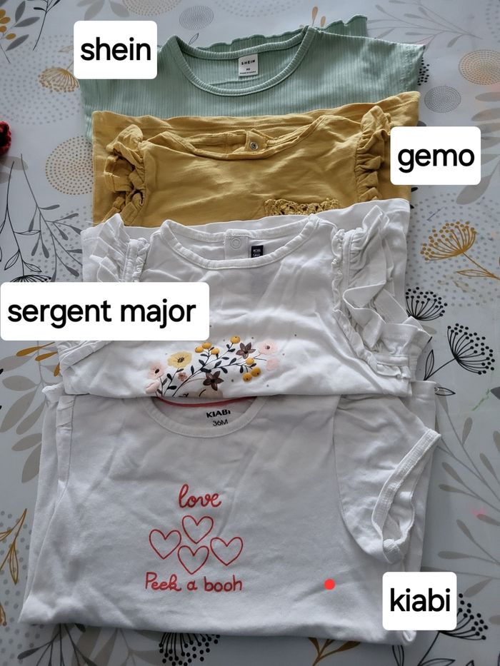 Lot de 10 tee-shirts fille 👧