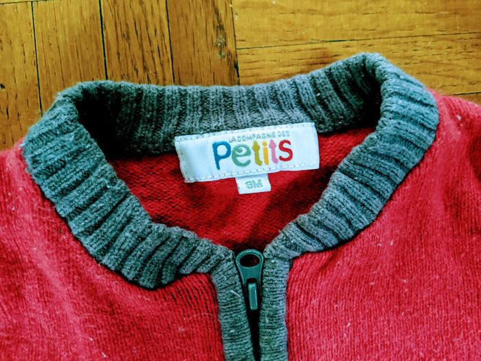 Pull gilet laine La Compagnie des Petits  9 mois - photo numéro 2