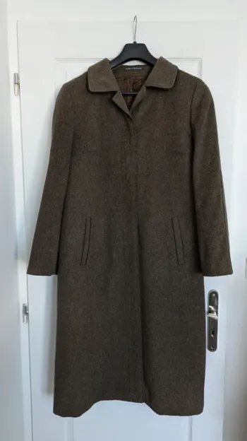 Manteau long en laine vintage - Steinbock - taille 42