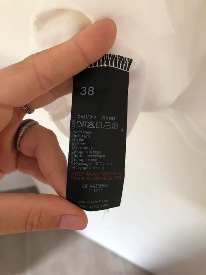 Débardeur blanch fluide One Step taille 38 - photo numéro 10