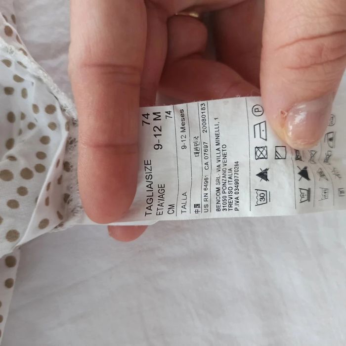 Blouse Benetton 12 mois - photo numéro 3