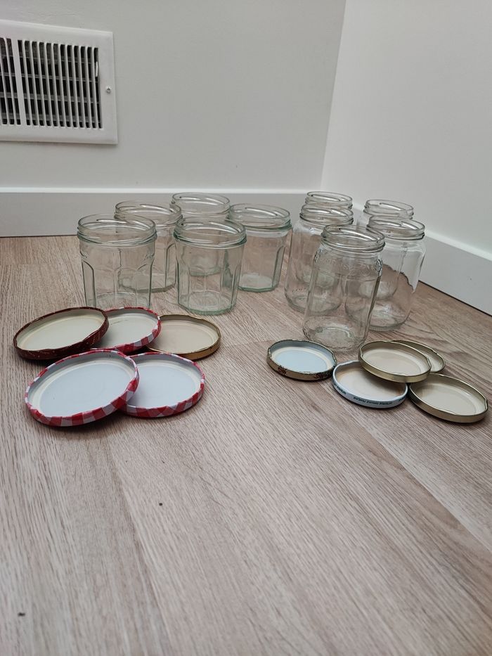 Lot de 10 pots de confiture et de miel - photo numéro 2