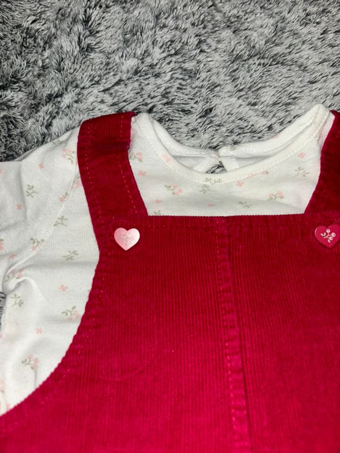 Ensemble robe salopette collant + t-shirt - photo numéro 2