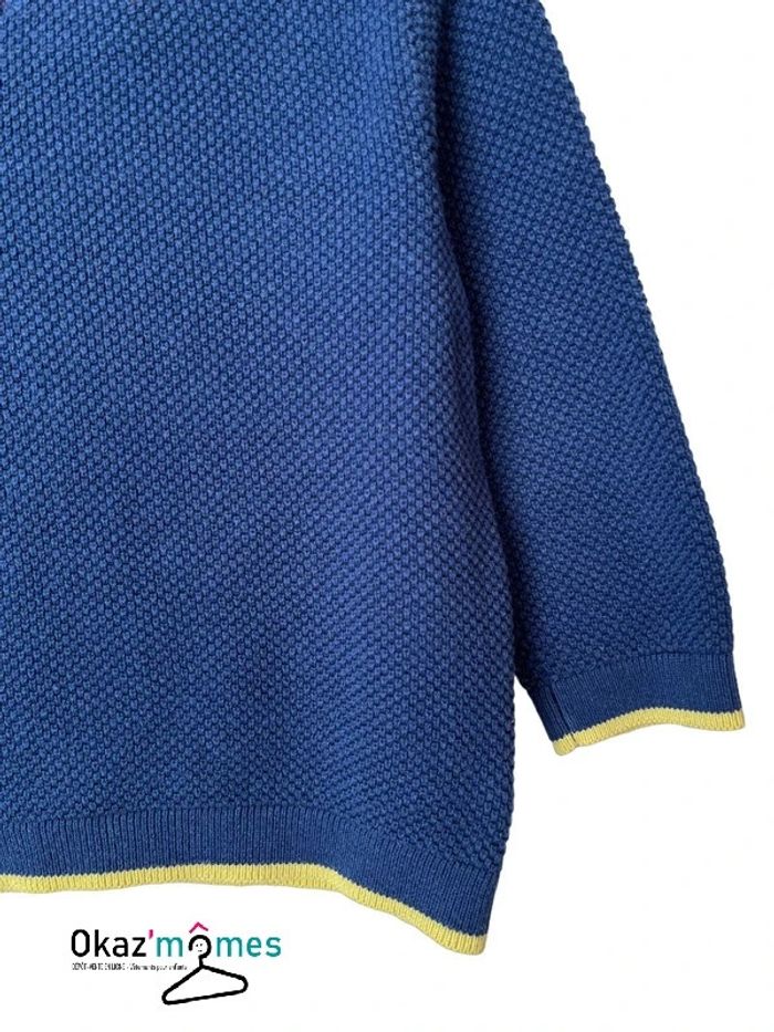 Pull 100% coton bleu et jaune, motif lion - Sergent Major 9 mois - photo numéro 6