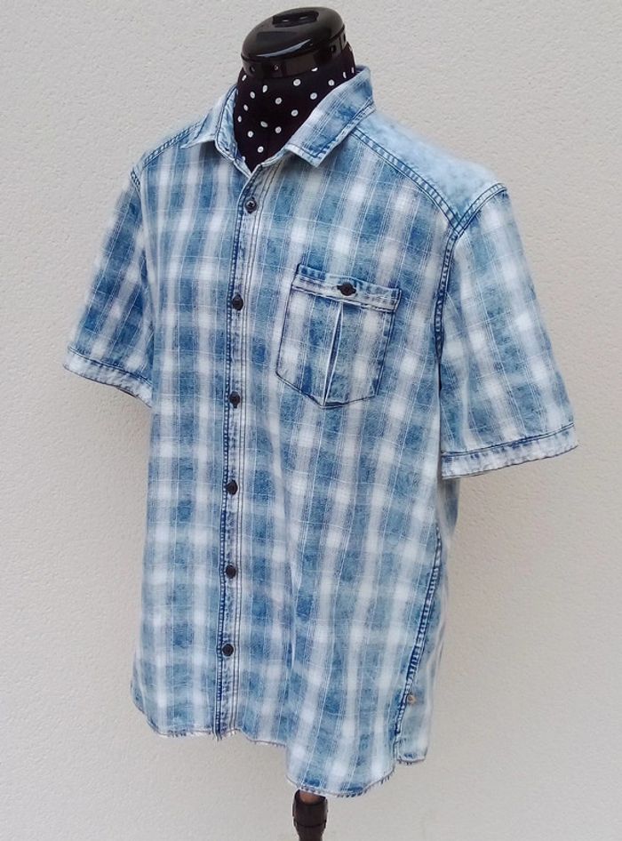 Bonobo Chemise En Jeans Pour Homme Chemise Manches