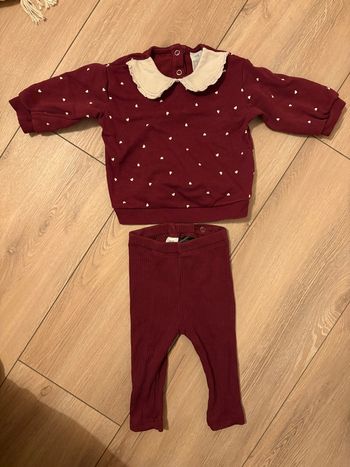 Ensemble bordeau 