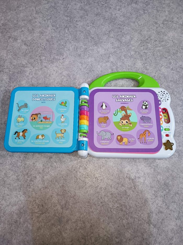 Imagier électronique bilingue mes 100 premiers mots VTech - photo numéro 2