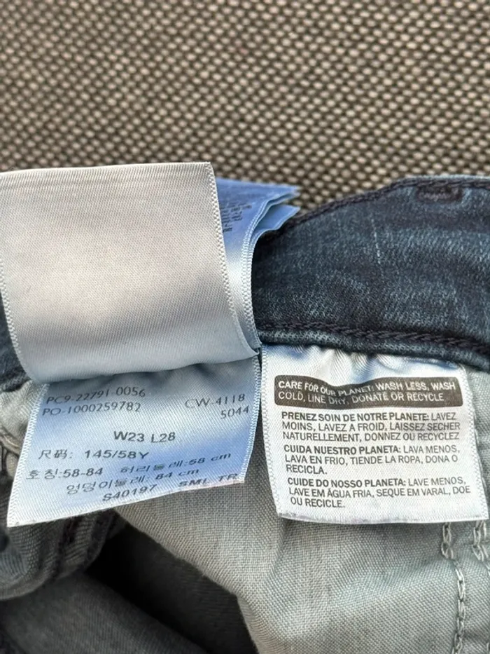 Magnifique Jeans levi’s Mile high super skinny w23 taille française 32/34 - photo numéro 7