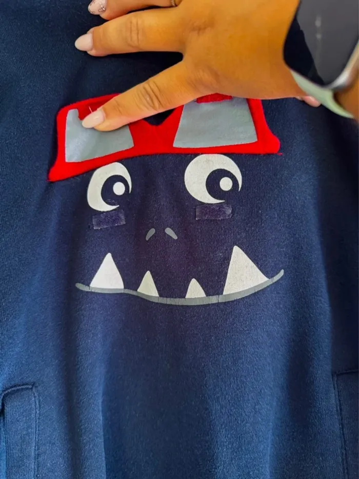 Sweat-shirt à capuche Kiabi 8 ans - photo numéro 2