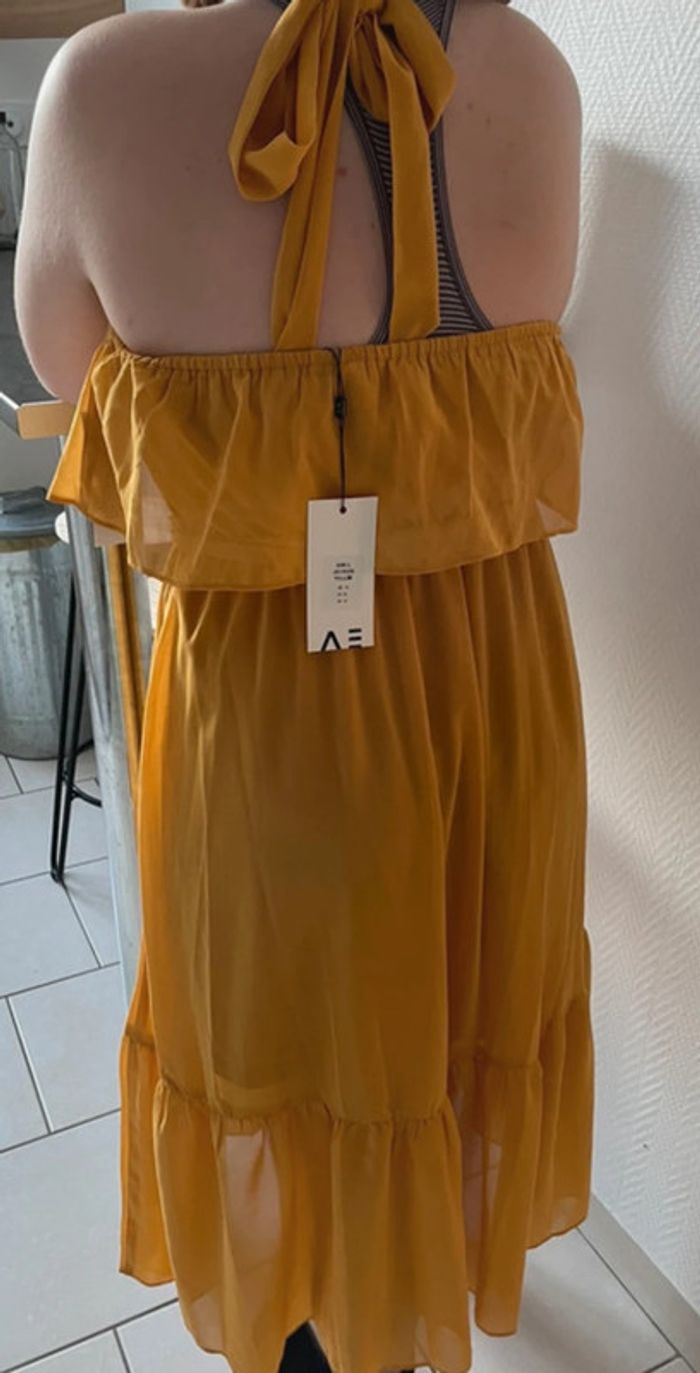 Robe soirée jaune moutarde - photo numéro 6