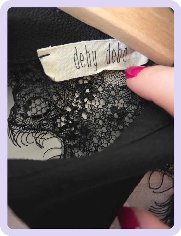 blouse Deby Debo rose taille S - photo numéro 5