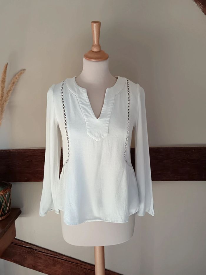 Blouse blanche péplum Ba&sh - photo numéro 4