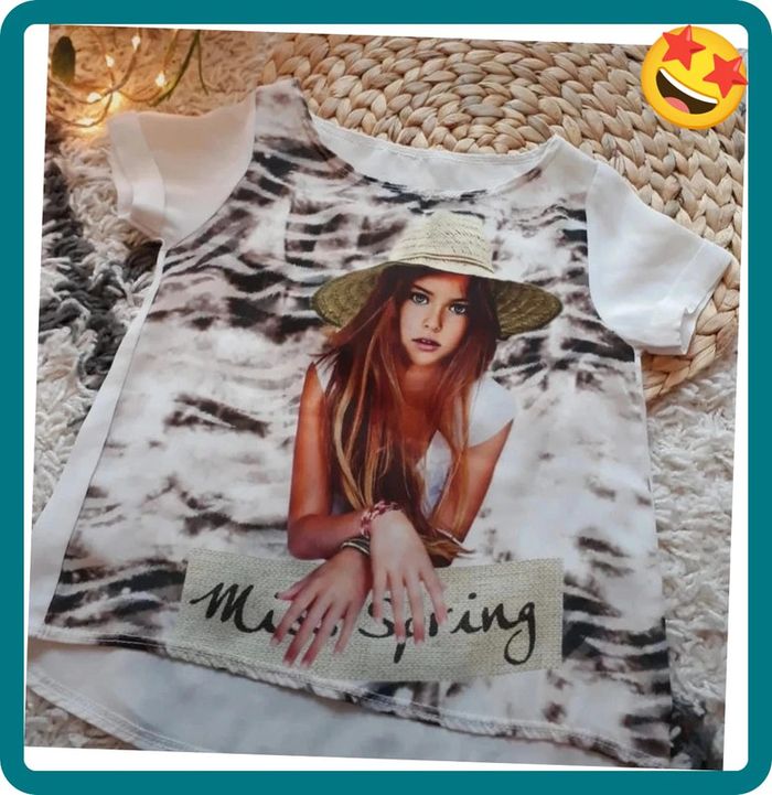 Blouse d'été Comme Neuve Taille 4 ans🌿💝 - photo numéro 5