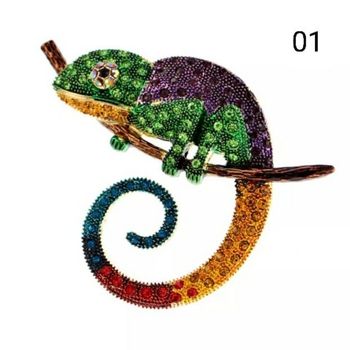 Broche Caméléon 01