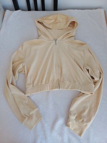 Gilet court jaune taille 38