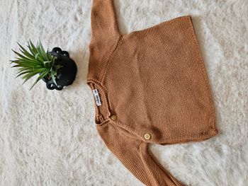 🌟 GÉMO- Jolie petit pull marron - Taille 3 mois