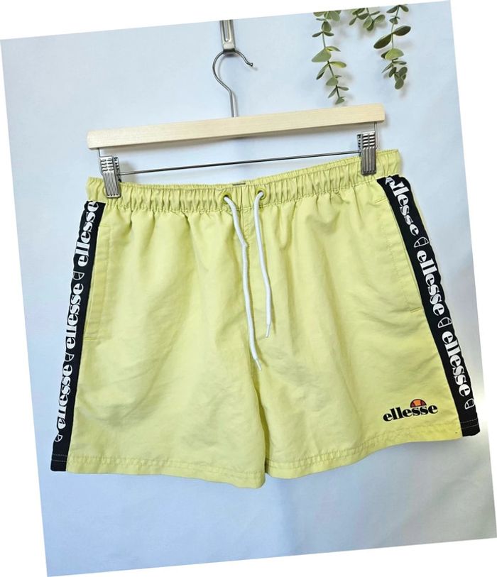 Short de bain jaune Ellesse taille M - photo numéro 2