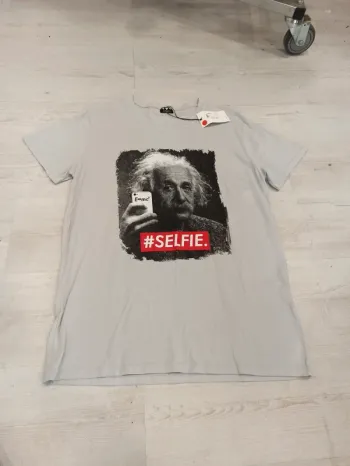 Tee shirt gris Einstein homme xxl