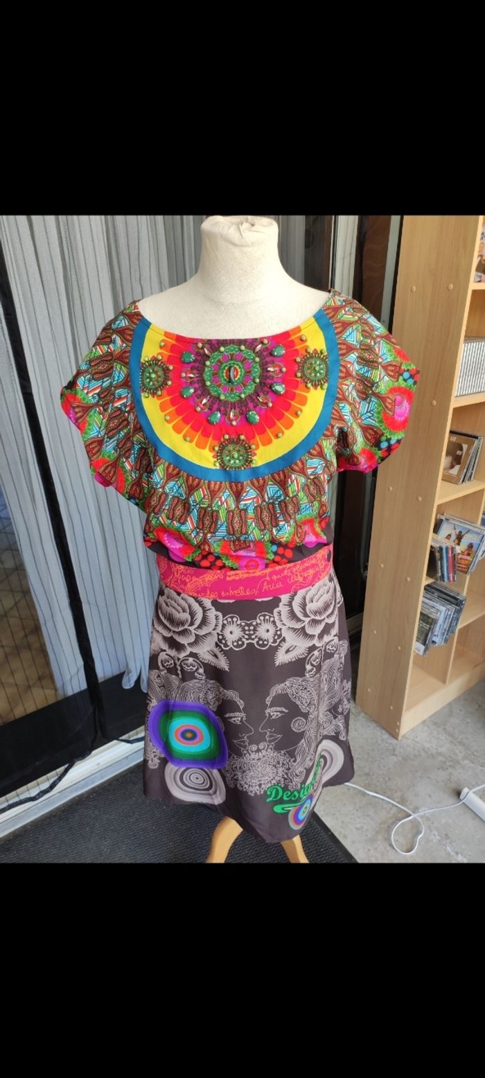 Robe Desigual Rose - Taille 40 - Occasion Peu Portée, Très Bon état