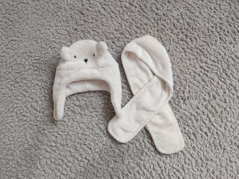 Bonnet + écharpe ourson taille 43