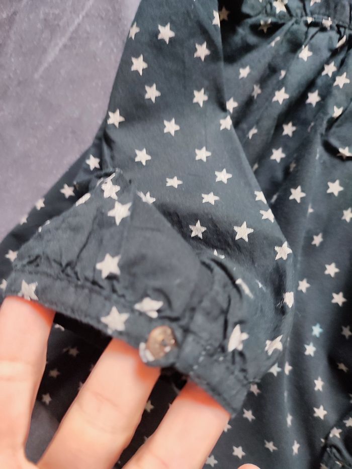 Blouse étoilée manches longues 6 ans - photo numéro 4