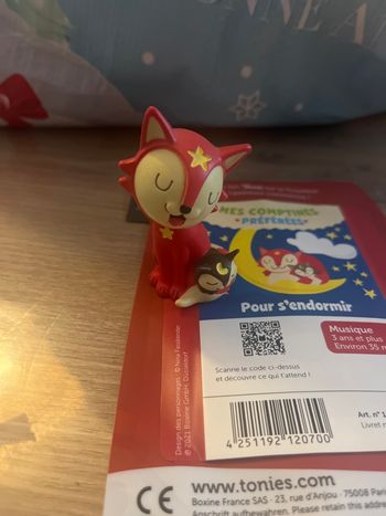Tonies mes comptines préférées pour s’endormir renard