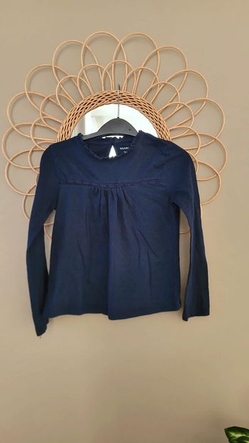 T-shirt fille manches longues Kiabi 8 ans