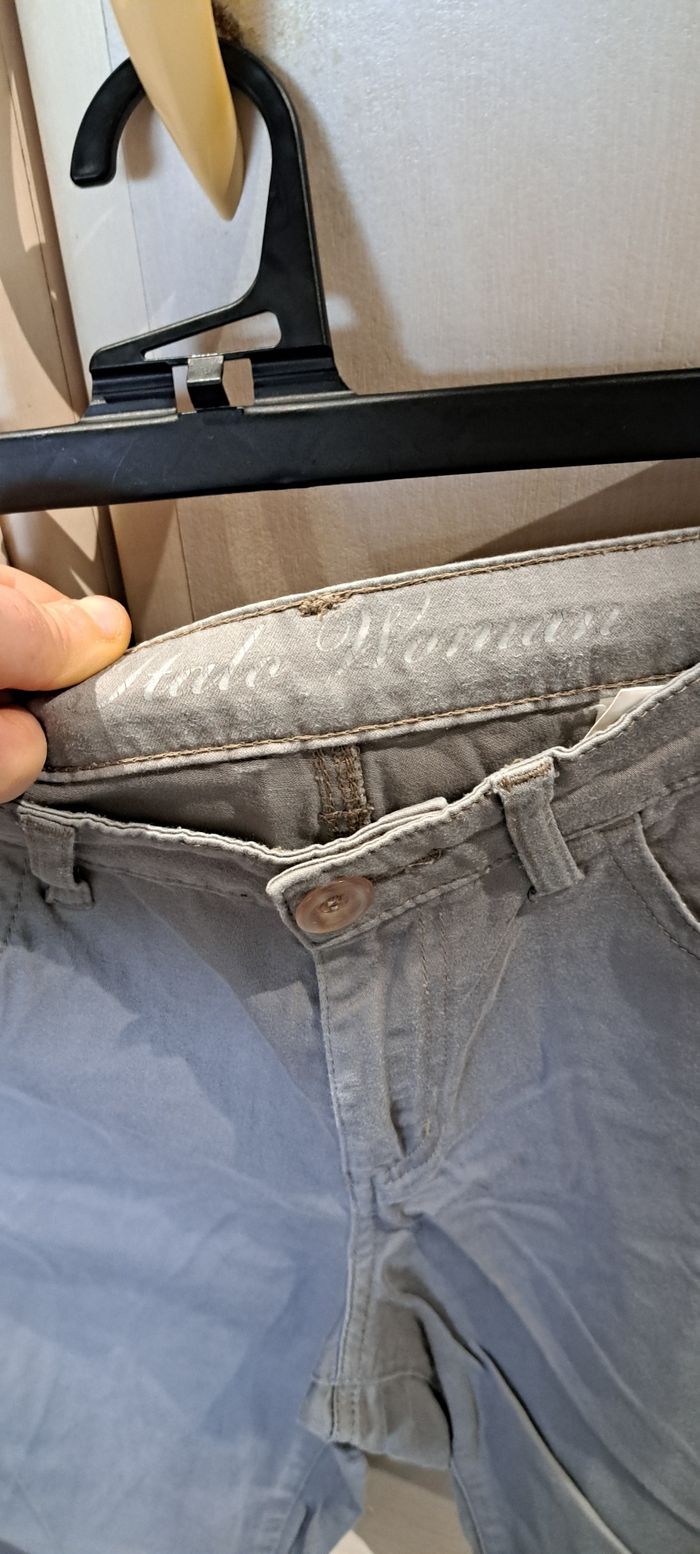 Pantacourt femme taille m - photo numéro 4