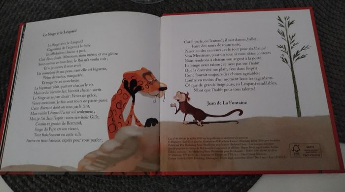 Livre "Le singe et le léopard" neuf - photo numéro 4
