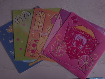 Lot de 5 pochoirs Djeco