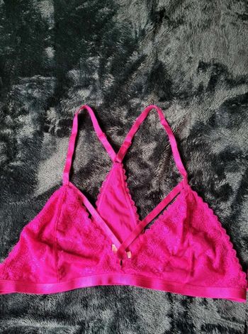 Soutient gorge  sexy sans armature  violet fushia XL