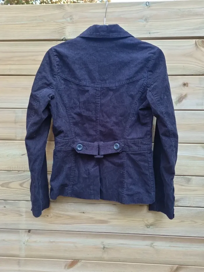 Veste en velours noir taille 38 - photo numéro 10