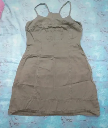 👗 Robe kaki à bretelles T36 Pimkie